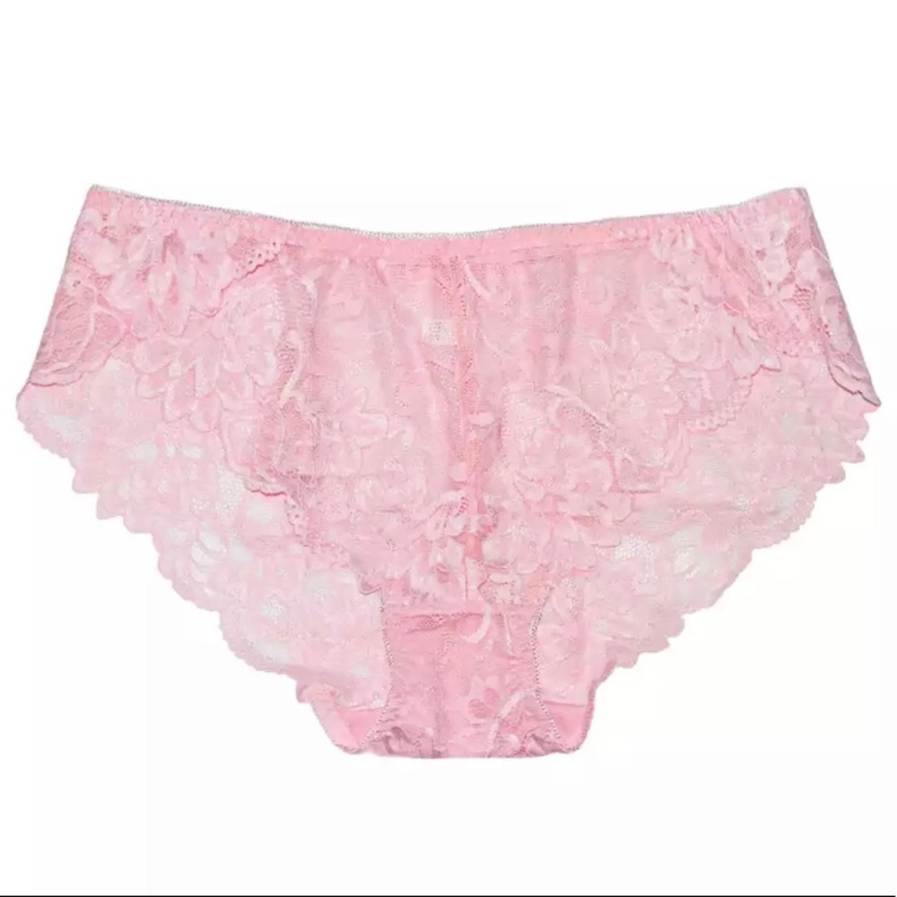 NWT BRA & PANTY D set Blush pink longline M-XXL pale pink bundle strong support - Picture 4 of 11